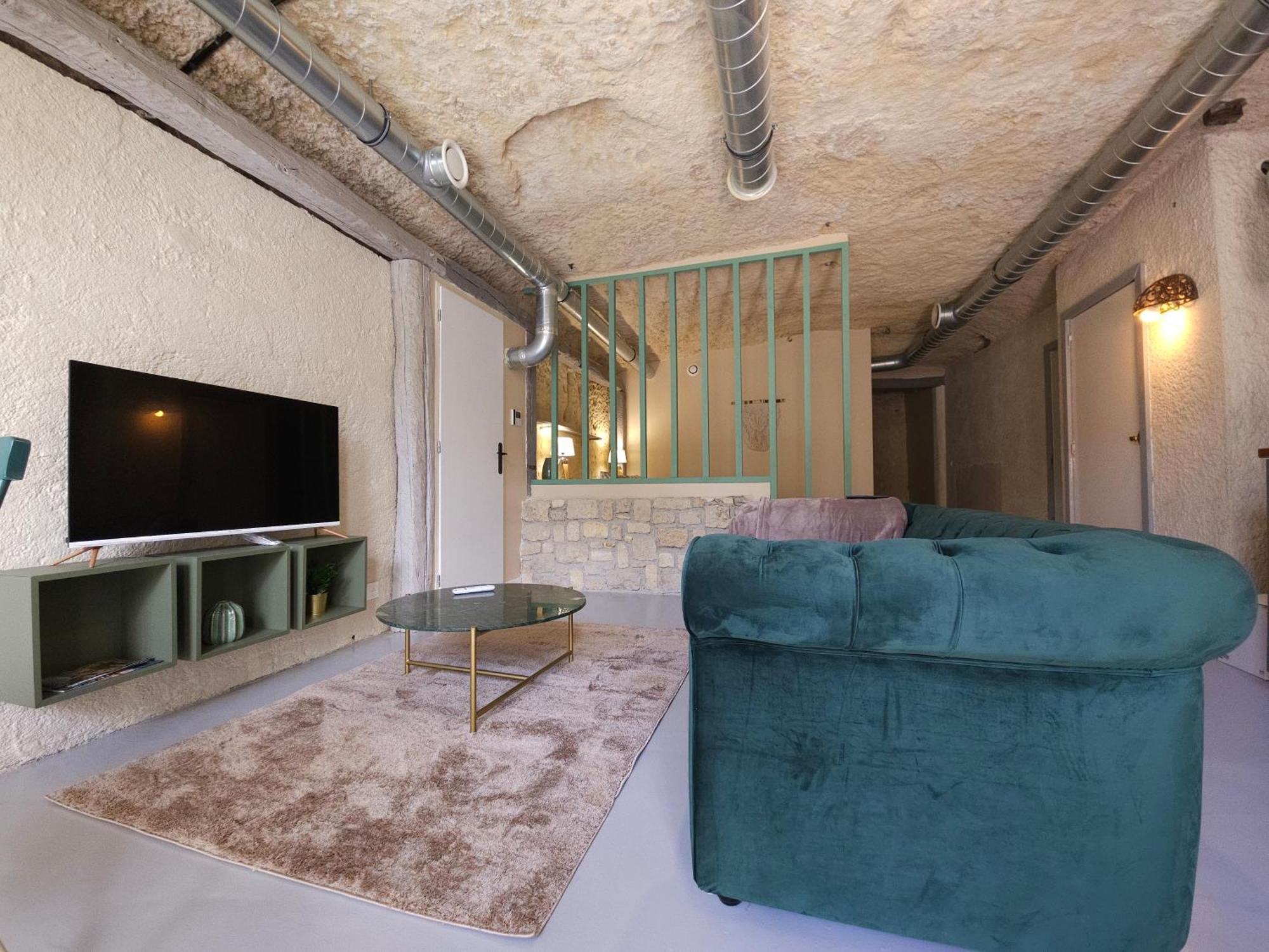 The Sweet Cave Apartment Saint-Etienne-de-Chigny Exterior photo